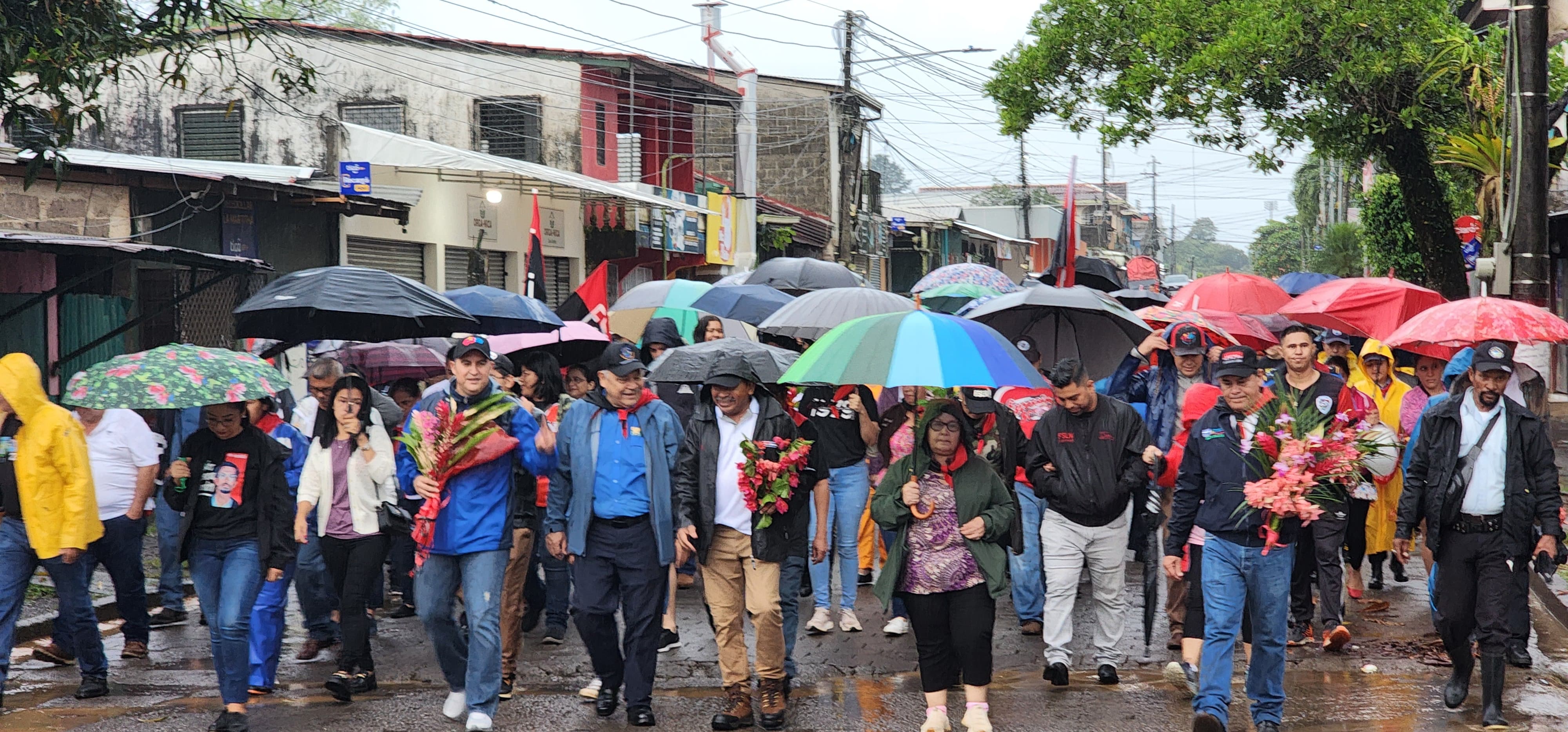 Diana en Conmemorando la Vida del Comandante Carlos Fonseca Amador